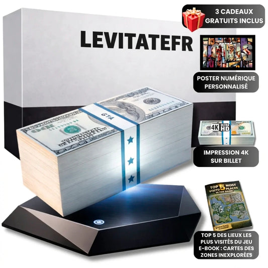 Lampe à billets de banque flottants